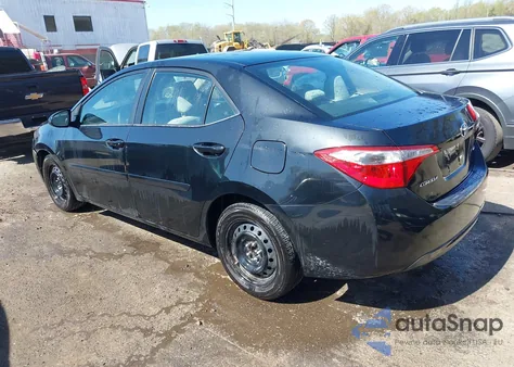 2014 Toyota Corolla Le from USA, damaged, VIN 2T1BURHE6EC142934
